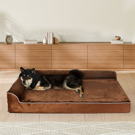 Pawz Orthopedic Dog Bed L Coffee-1975420324732342278