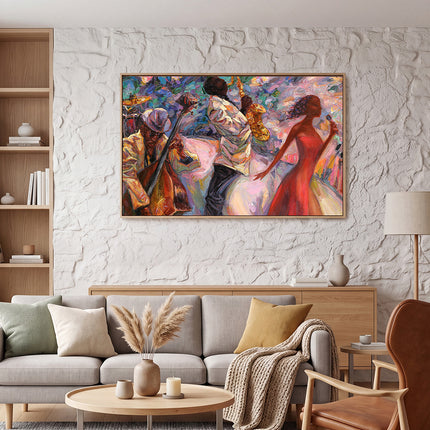 Yezi Modern Canvas Wall Art Large Abstract Figure Painting Decor 70x100cm-2061251859540217862