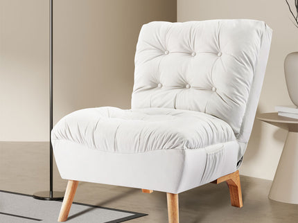Levede Lounge Accent Chair Sofa Recliner Cream-1910113169913810950
