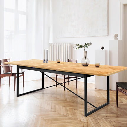 Levede Dining Table Extendable Rectangle Kitchen-1973193437897428999