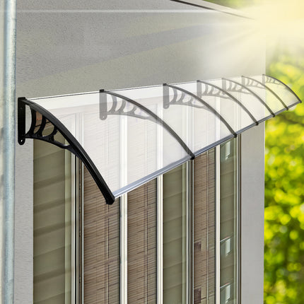 Mountview Window Door Awning Outdoor 1M X 6M Transparent 1x6M-1975420432836333574