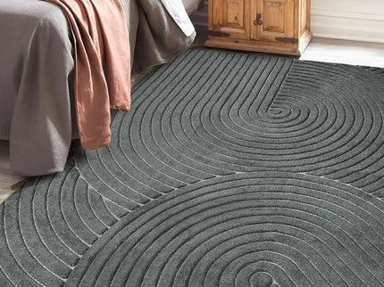 Marlow Floor Rug Soft Polyester Carpet Non Slip Plush Shaggy Rugs Geometric-1910112212043829254