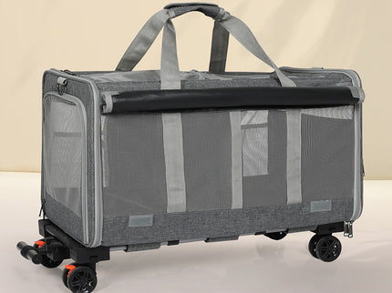 Pawz Pet Carrier 4 Wheel Portable Rolling Foldable-1910112289848168454