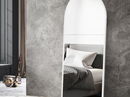 Yezi Floor Mirror Full Length Mirrors 1.8M White-1942353100157358086