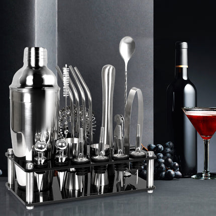 Cocktail Shaker Set Stainless Steel-1973193789195554822