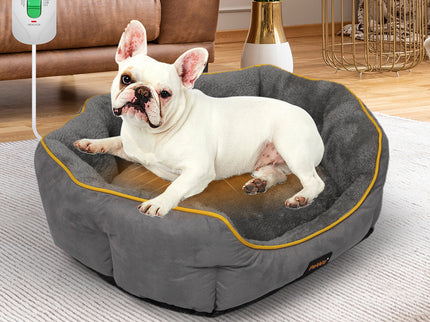 PaWz Electric Pet Heater Bed Heated S Grey Small-1864184527241482246