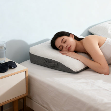 Dreamz Memory Foam Leg Elevation Pillow Bed Wedge Improve Circulation Support-2029334096278327302