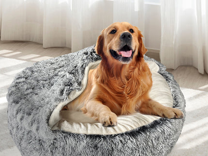 PaWz Pet Dog Calming Bed Warm Soft Plush XL X-Large-1864184528734654470