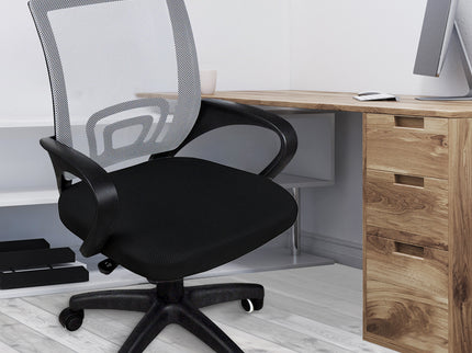 Levede Office Chair Gaming Computer Grey-1910113031904432134