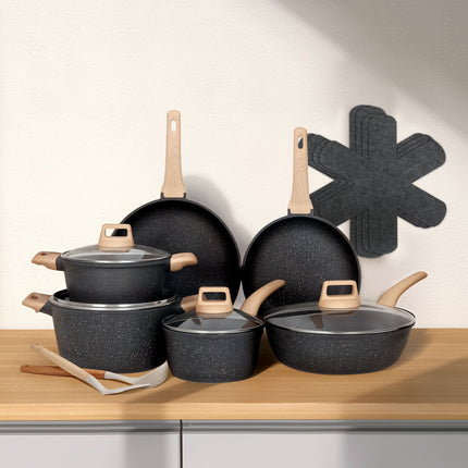 Toque 16-Piece Non Stick Cookware Set Kitchen Fry Pan-2011971112979795974