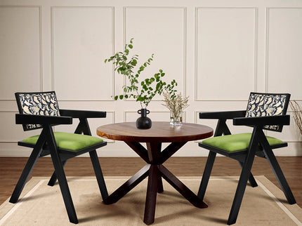 Levede 2X Dining Chair Retro Backrest Chair-1910112273955950592