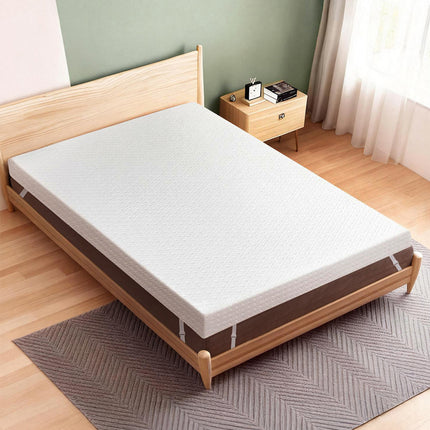 Dreamz Dual-Layer Memory Foam Mattress Topper 10cm-2017004948486754310
