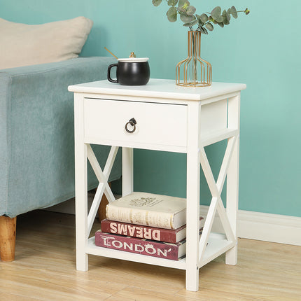 Levede 1x Bedside Tables Drawers Side-1973193844480675846