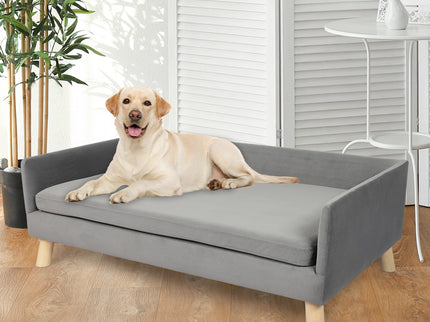 PaWz Pet Sofa Bed Dog Warm Soft Lounge Grey-1864184535252602886