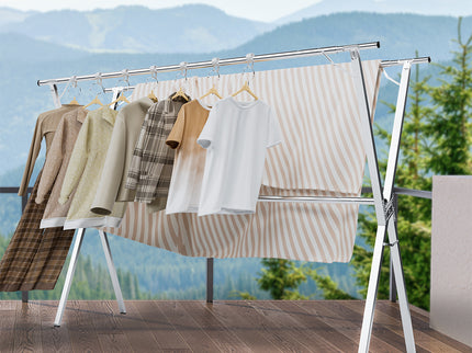Levede Adjustable Clothes Drying Airer Foldable-1910112234021982214