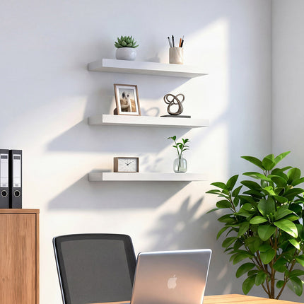 Levede Floating Wall Shelf 3 PCS DIY Wall Mounted Bookshelf Display Storage Rack-2050059023532822534