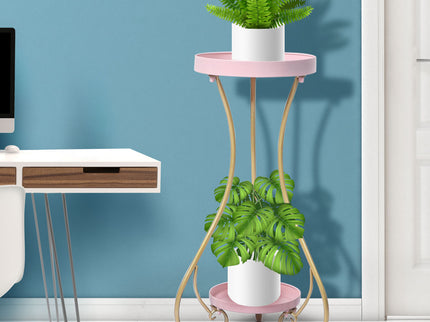 Levede Plant Stand 2 Tiers Outdoor Indoor Medium-1864184720741502982