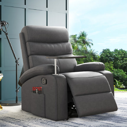 Levede Massage Chair Recliner Chairs Grey-1975420439761129478