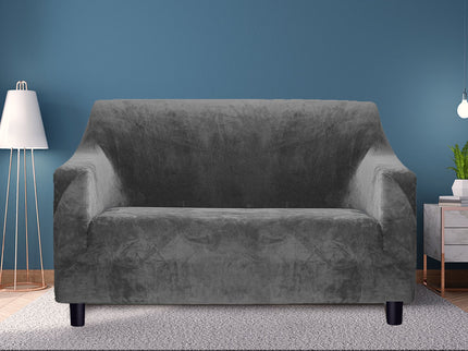 Marlow Sofa Covers 2 Seater High Stretch Grey-1864183531039756294