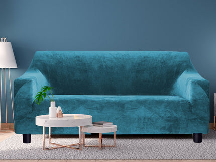 Marlow Sofa Covers 3 Seater High Stretch Green Agate Green-1864183531601793030