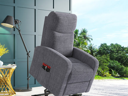 Levede Electric Massage Chair Reclining Grey-1864184460719820806