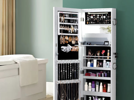 Levede Mirror Jewellery Cabinet Jewelry-1917016723299635208