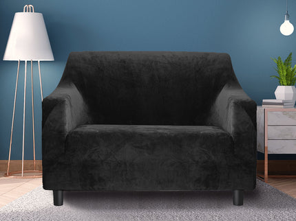 Marlow Sofa Covers 1 Seater High Stretch Black-1927582207212392454