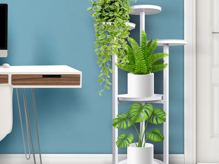 Levede Plant Stand Outdoor Indoor Flower White Medium-1864184713443414023