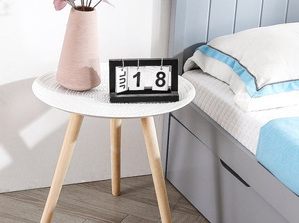 Levede Side Table Coffee Bedside End White-1942353393813164039