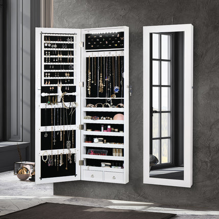 Levede Mirror Jewellery Cabinet Makeup-1975420469419053064