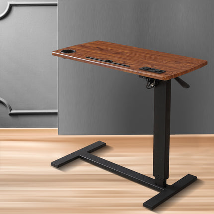 Levede Standing Desk Height Adjustable Brown-1973193834460483590
