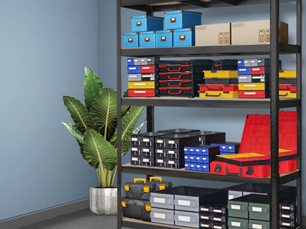 Traderight Warehouse Shelving Shelves Black-1910113124594356231