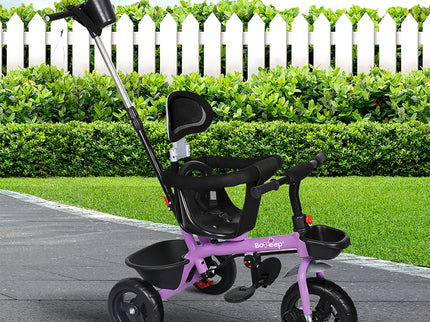 BoPeep Kids Tricycle Ride On Trike Toddler Purple-1910113151131717639