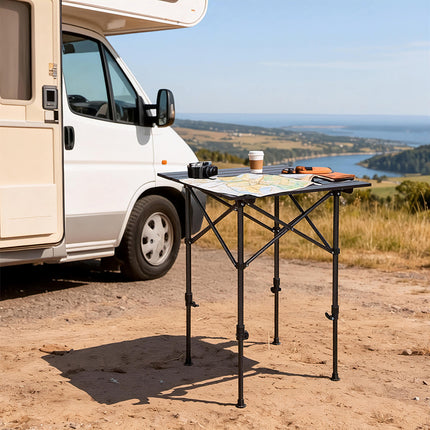 Levede Camping Table Folding Aluminum Portable BBQ Desk-2029387221156630535