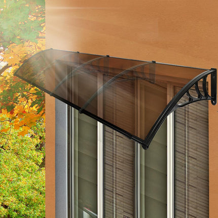 Mountview Window Door Awning Outdoor 1M X 4M Brown 1x4M-1975420432622424071