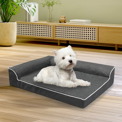 Pawz Orthopedic Dog Bed M Grey-1973193487419576327