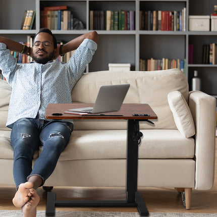 Levede Standing Desk Height Adjustable Brown-1973193834460483591