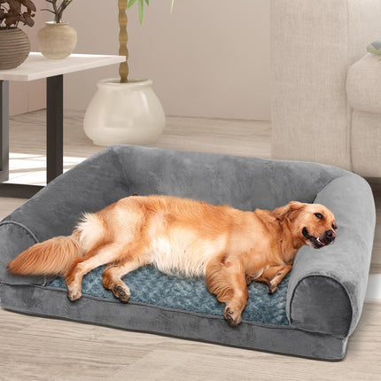 PaWz Pet Bed Sofa Dog Bedding Soft Warm XXL Grey XX-Large-1973193627945537542