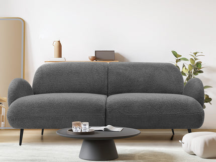 Levede Cloud Sofa 3 Seater Sherpa Fleece Beige-1910112207107133447