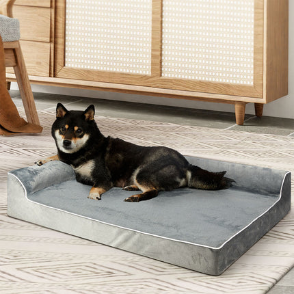 Pawz Orthopedic Dog Bed L Grey-1975420325168549895