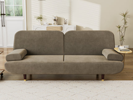 LEVEDE  CONVERTIBLE SOFABED WITH USB CHARGE AND SIDE TABLE-1910112208302510086