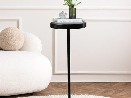 Side Table Round Tabletop Small Lightweight-1910112200450772999