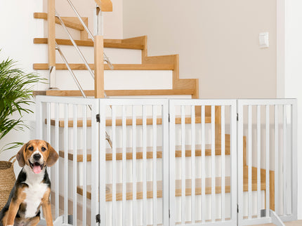 PaWz Wooden Pet Gate Dog Fence Safety White 800x 3MM-1864184510434906119