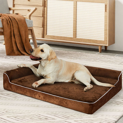 Pawz Orthopedic Dog Bed XL Coffee-1954802427551158279