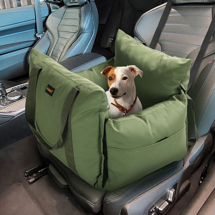 PaWz Dog Car Seat Booster Belt Green-1973193691761872903