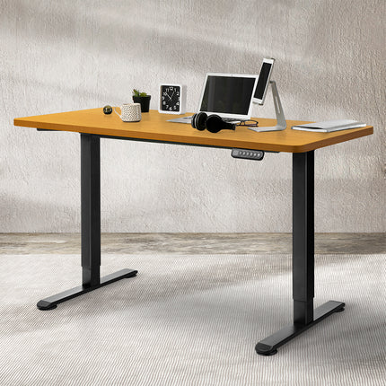 Levede Motorised Standing Desk Adjustable 120cm Natural 800x 1.5MM-1973193821227454471
