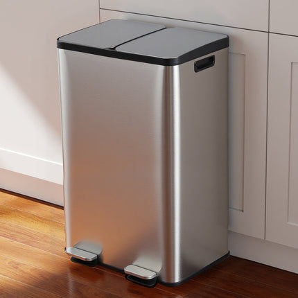 Toque 60L Pedal Bin Kitchen Waste Can Recycling Dustbin-2006733412920070151