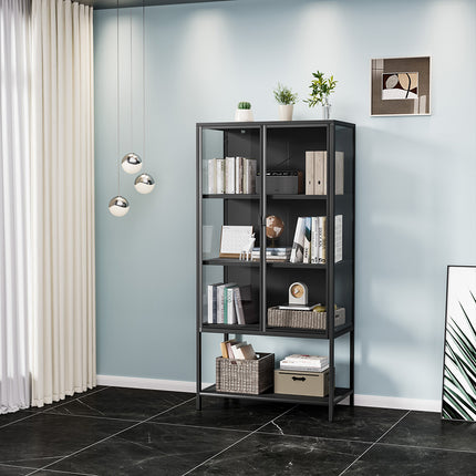 Stacked Glass Display Cabinet Collections Storage-1973193459829444615