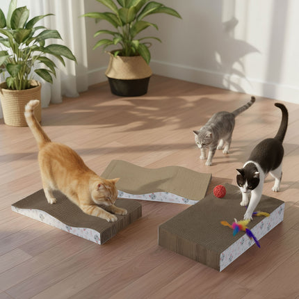 Pawz 4X Cat Scratcher Board Bed-2029387218631659527
