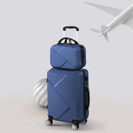 Slimbridge 2pcs 20"Travel Luggage Set Novy-1864184361365147655
